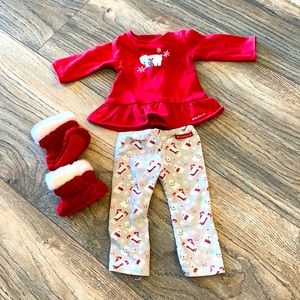 American Girl Holiday Doll PJs